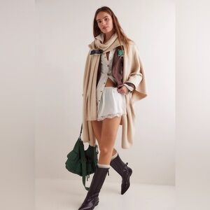 Free People Ellie Scarf Wrap Cardigan Sweater
